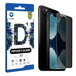 LİTO D+ iPhone 13 Pro Max/14 Max Privacy Ekran Koruyucu