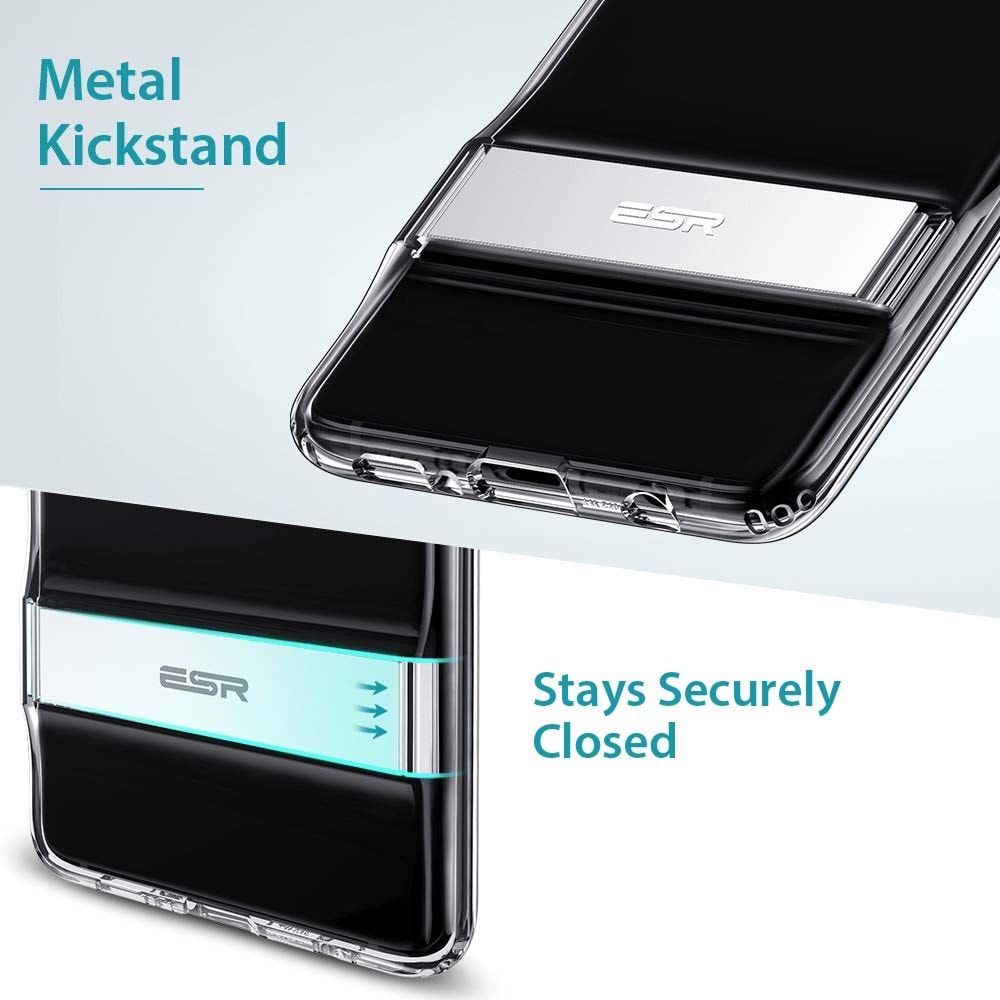 ESR Samsung S10 Kılıf, Metal Kickstand , Clear
