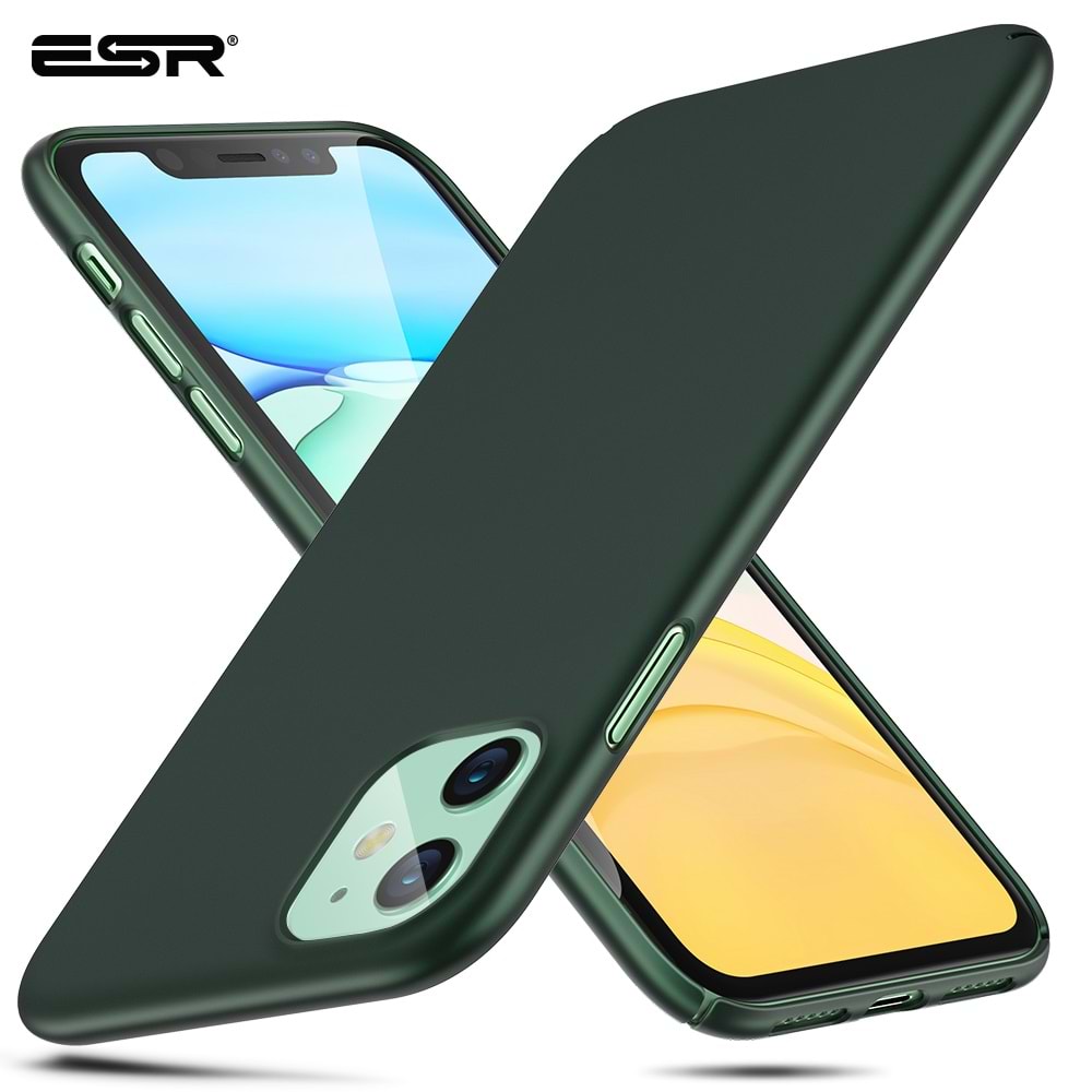 ESR iPhone 11 Kılıf,Liquid Shield,Pine Green