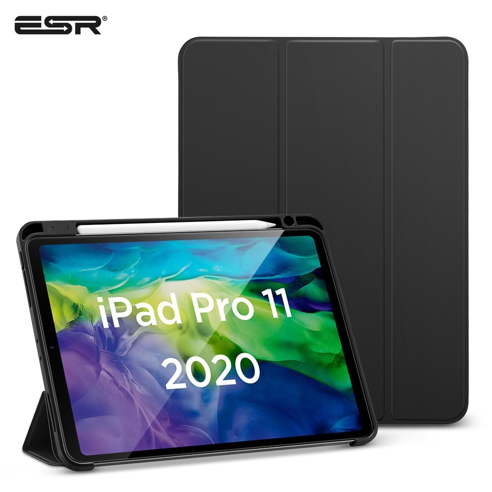 ESR iPad Pro 11 2020 Kılıf-Rebound Pencil,Siyah