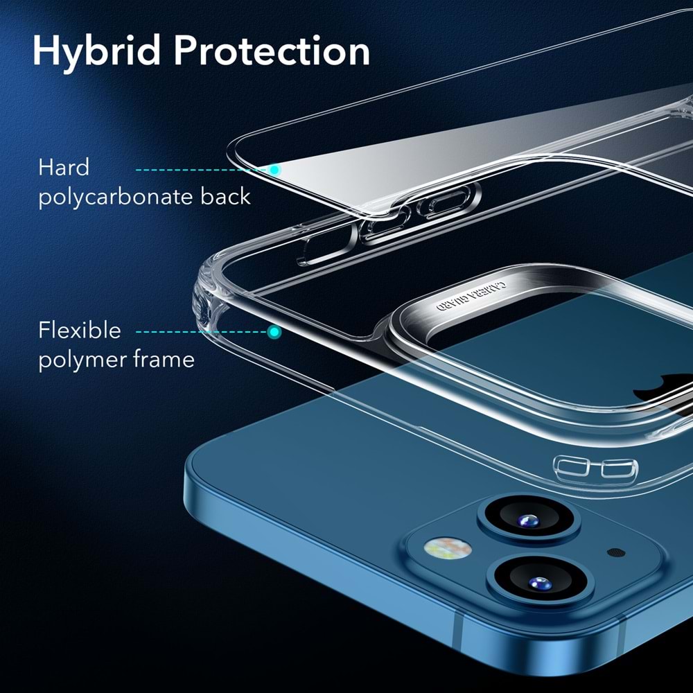 ESR iPhone 13 Kılıf,Air Shield Boost Şeffaf