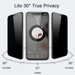 LİTO D+ iPhone 13/13 Pro Privacy Ekran Koruyucu
