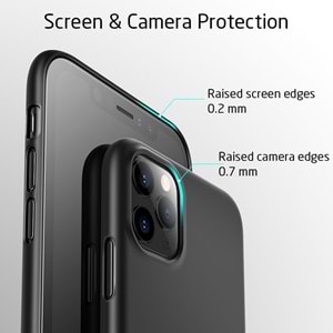 ESR iPhone 11 Pro Kılıf,Liquid Shield,Black