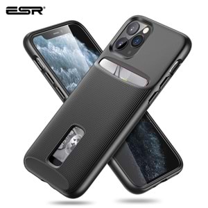 ESR iPhone 11 Pro Kılıf,Wallet Armor-Black