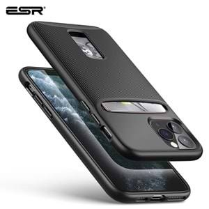ESR iPhone 11 Pro Max Kılıf,Wallet Armor-Black