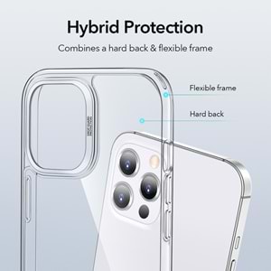 ESR iPhone 12 Pro Kılıf,Classic Hybrid Şeffaf