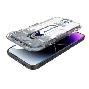 LİTO D+ Uygulama Aparatlı iPhone 15 Pro Max Ekran Koruyucu