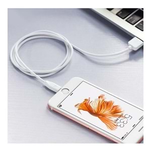 Hoco X1 iPhone(8pin)Veri Aktarım ve Hızlı Şarj Kablosu 1M Beyaz