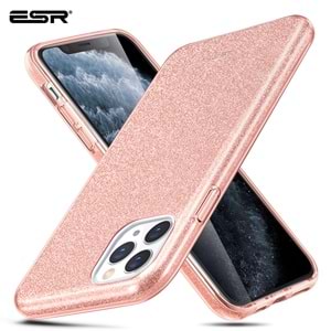 ESR iPhone 11 Pro Kılıf, Makeup Glitter,Coral