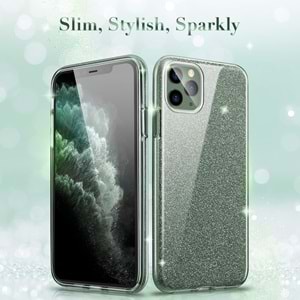 ESR iPhone 11 Pro Max Kılıf, Makeup Glitter,Pine Green